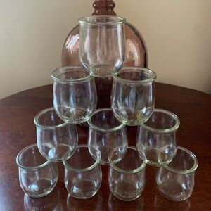 Set of 10 Nounus Clear Pots